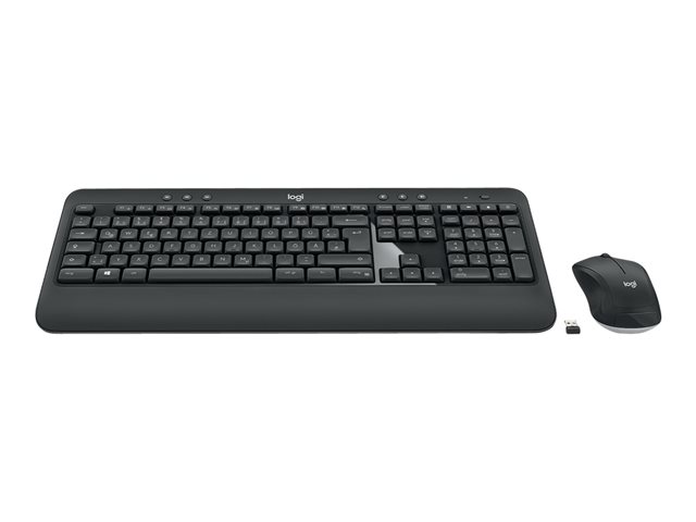 Logitech MK540 Advanced - Keyboard and mouse set - wireless - 2.4 GHz - German QWERTZ