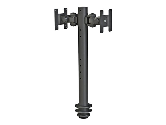 Neomounts FPMA-D050D - Mounting kit - full-motion - for 2 LCD displays - black - screen size: 10\"-30\" - grommet, desk-mountable