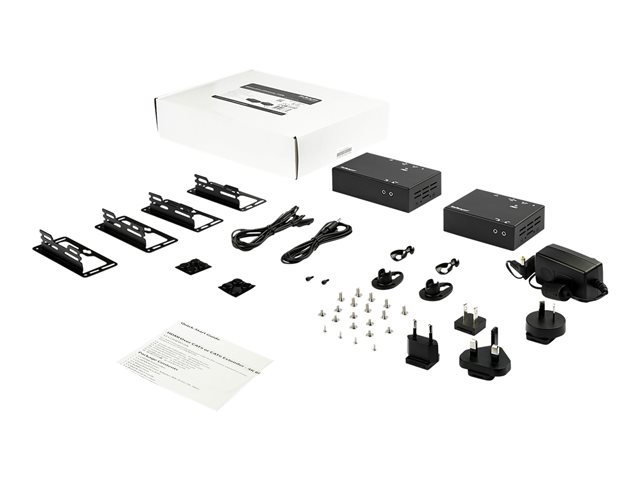 StarTech.com HDMI Over CAT5e / CAT6 Extender - Power Over Cable - 4K 60Hz Up to 70m / 230 ft - 1080p 60Hz up to 100m / 328 ft (ST121HDBT20L) - Video/audio/infrared extender - HDMI - over CAT 5e/6 - up to 100 m - TAA Compliant