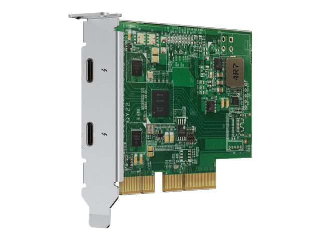 QNAP QXP-T32P - Thunderbolt adapter - PCIe 3.0 x4 low profile - Thunderbolt 3 x 2 - for QNAP TVS-h1288X, TVS-H1688X