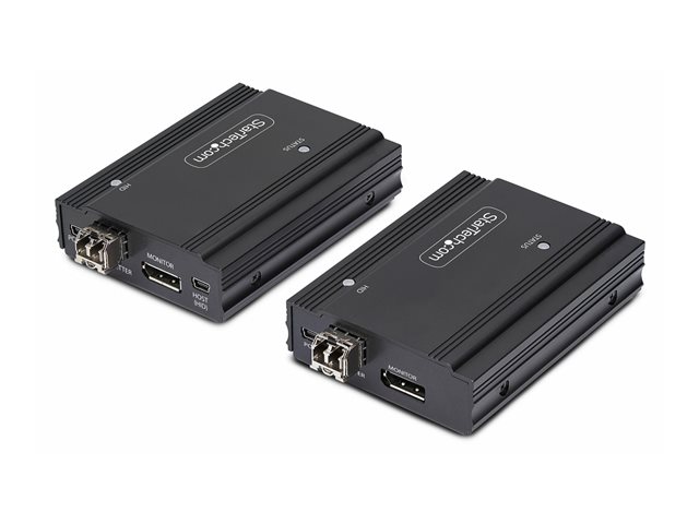 StarTech.com DisplayPort KVM Console Extender Over Fiber Optic, 4K 60Hz - Video/audio/USB extender - DisplayPort - up to 300 m - TAA Compliant