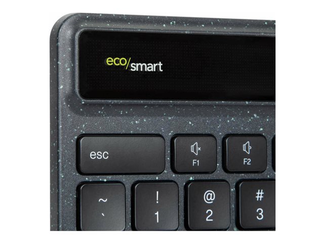 EcoSmart Energy Harvesting Antimicrobial Bluetooth Keyboard (DE)