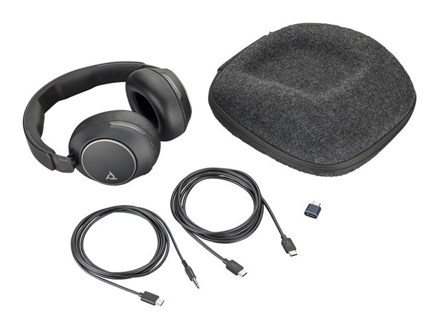 Poly Voyager Surround 80 UC USB-C Headset +USB-C/A Adapter - Replaces Poly SKU 220116-01