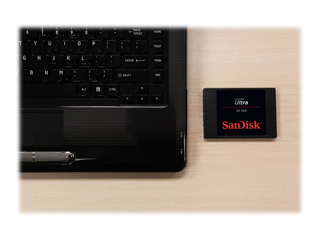SanDisk Ultra 3D - SSD - 4 TB - internal - 2.5" - SATA 6Gb/s