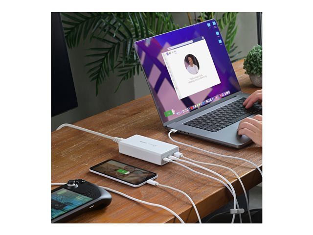 185W GAN PD 3.1 USB-C 3-PORT CHARGER