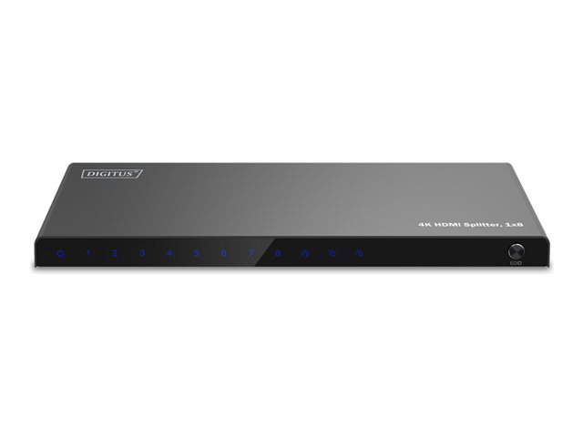 1x8 HDMI Splitter. 4K/60Hz HDCP 2.3. EDI