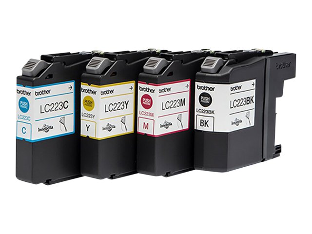 Brother LC223 - 4-pack - black, yellow, cyan, magenta - original - ink cartridge - for Brother DCP-J4120DW, DCP-J562DW, MFC-J4420DW, MFC-J4625DW, MFC-J5320DW, MFC-J5625DW