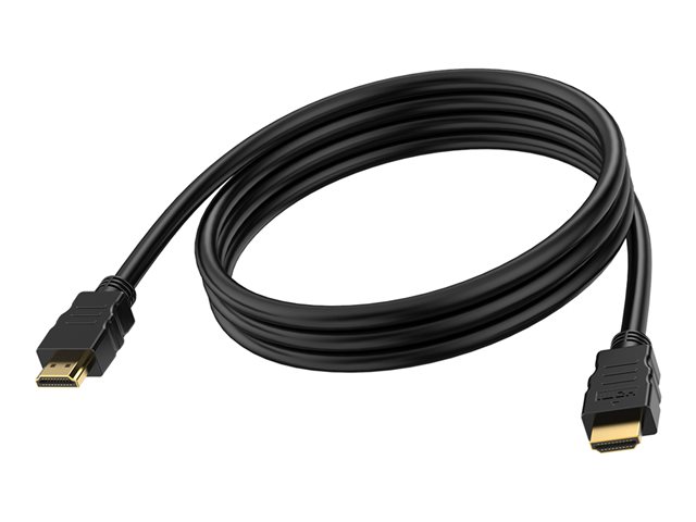 VISION Professional installation-grade HDMI cable - LIFETIME WARRANTY - 8K @ 60 Hz - HDMI version 2.1 - 48 Gbps - double shielded - gold plated connectors - HDMI (M) to HDMI (M) - outer diameter 7.3 mm - 28 AWG - 1 m - black