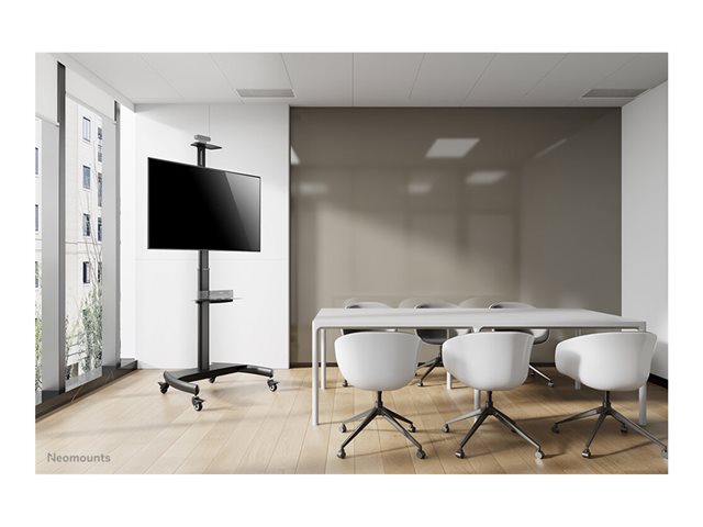Neomounts PLASMA-M1900E - Cart - for flat panel / AV equipment - black - screen size: 37\"-70\"