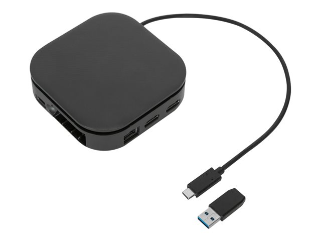 Targus USB-C Universal Dual HD Docking Station with 80W PD Pass-Thru - Docking station - USB-C 3.2 Gen 2 - 2 x HDMI - 1GbE - TAA Compliant