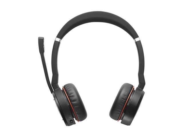 Evolve 75 UC Stereo Headset - Zwart / Rood