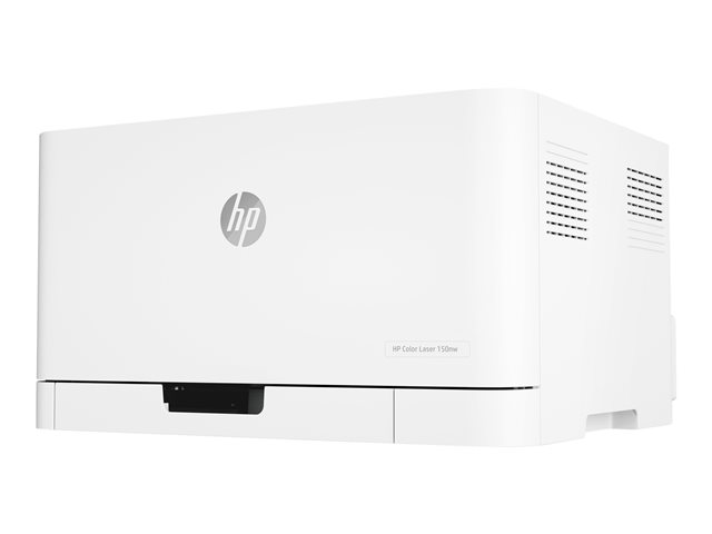 HP Color Laser 150nw - Printer - colour - laser - A4/Legal - 600 x 600 dpi 4 ppm (colour) - up to 18 ppm - capacity: 150 sheets - USB 2.0, LAN, Wi-Fi(n)