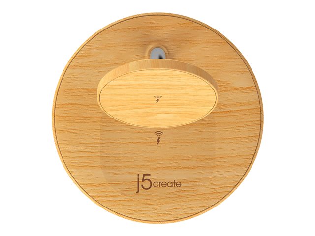 Wood Grain 2-in-1 Magnetic Wireless Char