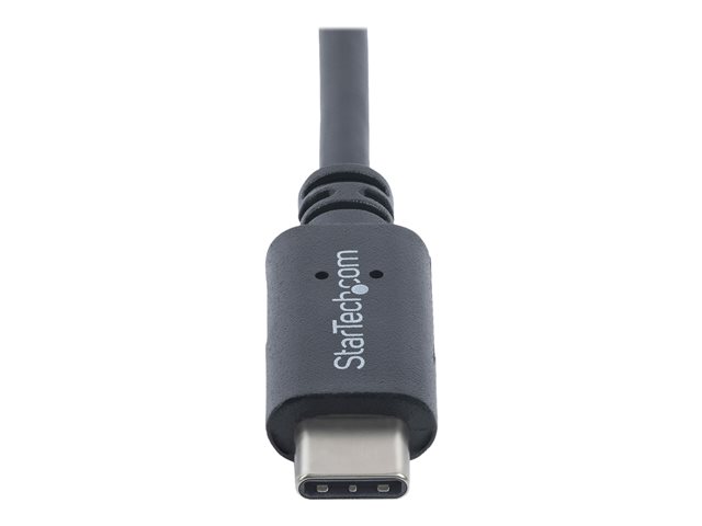 StarTech.com 2m 6 ft USB C Cable - M/M - USB 2.0 - USB-IF Certified - USB-C Charging Cable - USB 2.0 Type C Cable (USB2CC2M) - USB cable - 24 pin USB-C (M) to 24 pin USB-C (M) - Thunderbolt 3 / USB 2.0 - 2 m - black - for P/N: DKT30CHD, HB30C1A1CPD, HB30C3A1CFBW