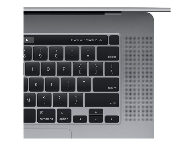 Apple MacBook Pro with Touch Bar - Core i7 2.6 GHz - macOS Catalina 10.15 - 16 GB RAM - 512 GB SSD - 16\" IPS 3072 x 1920 @ 60 Hz - Radeon Pro 5300M / UHD Graphics 630 - Wi-Fi 5, Bluetooth - space grey - CTO