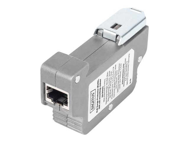 Indoor DIN PoE surge protector