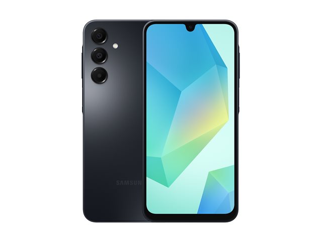 Samsung Galaxy A16 - 4G smartphone - dual-SIM - RAM 4 GB / Internal Memory 128 GB - microSD slot - OLED display - 6.7\" - 2340 x 1080 pixels (90 Hz) - 3x rear cameras 50 MP, 5 MP, 2 MP - front camera 13 MP - black