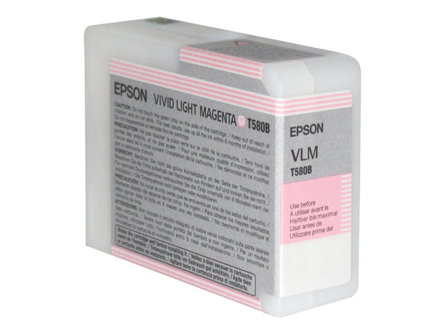 Epson - 80 ml - vivid light magenta - original - ink cartridge - for Stylus Pro 3880, Pro 3880 Mirage Edition, Pro 3880 Signature Worthy Edition