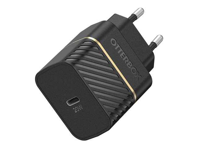 EU Wall Charger20W 1X USB-C20W USBPD BLK
