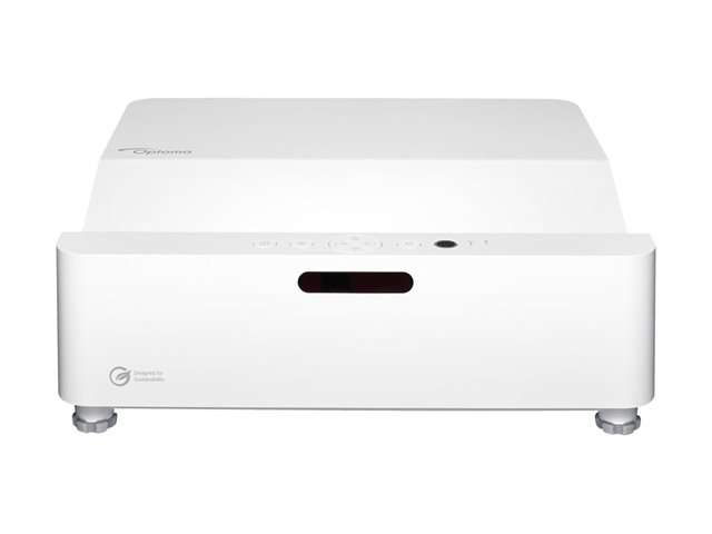 Optoma ZH430UST - DLP projector - laser - 3D - 4000 lumens - Full HD (1920 x 1080) - 16:9 - 1080p - ultra short-throw lens - white