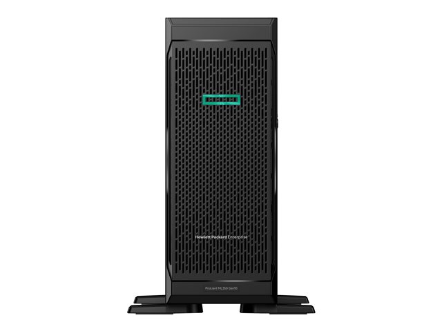 HPE ProLiant ML350 Gen10 Sub-Entry - Server - tower - 4U - 2-way - 1 x Xeon Bronze 3104 up to - RAM 8 GB - SATA - non-hot-swap 3.5\" bay(s) - no HDD - Gigabit Ethernet - monitor: none - remarketed