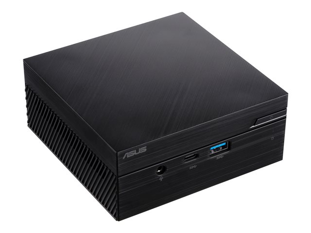 ASUS Mini PC PN41 BBC129MV - Barebone - mini PC - 1 x Celeron N4500 / up to 2.8 GHz - RAM 0 GB - UHD Graphics - Gigabit Ethernet, 2.5 Gigabit Ethernet - black