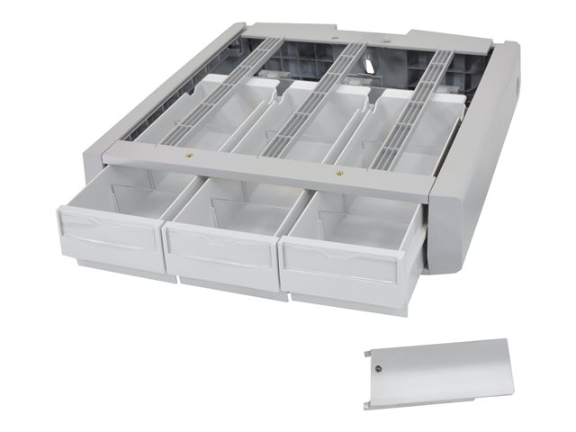 Ergotron StyleView Supplemental Storage Drawer, Triple - Mounting component (drawer module) - grey, white