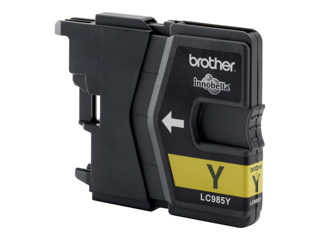 Brother LC985Y - Yellow - original - blister with accoustic / electromagnetic alarm - ink cartridge