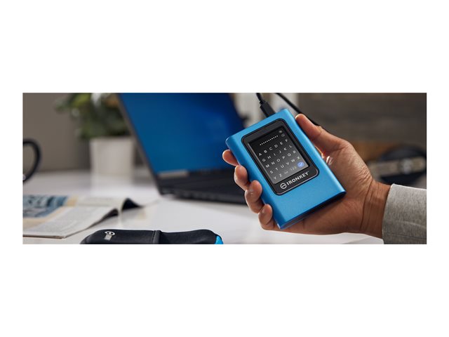 Kingston IronKey Vault Privacy 80 - SSD - encrypted - 960 GB - external (portable) - USB 3.2 Gen 1 (USB-C connector) - 256-bit AES-XTS, FIPS 197 - TAA Compliant