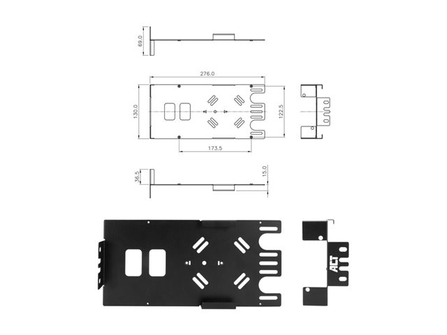 ZERO U MULTIFUNCTIONAL BRACKET. 1 stk