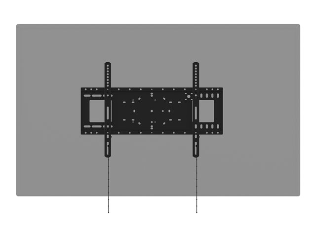 VISION Heavy Duty Display Wall Mount - LIFETIME WARRANTY - fits display 37-85\" with VESA sizes up to 600 x 400 - non-tilting - suits interactive flat panels or LED TVs - arms latch securely - cold-rolled steel - media player fixing points - SWL 100 kg / 220 lb - black