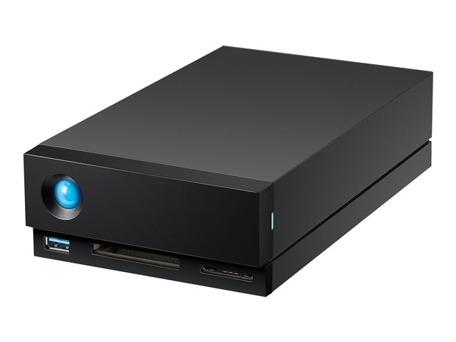 LaCie 1big Dock STHS16000800 - Hard drive array - 16 TB - 1 bays (SATA-600) - HDD 16 TB x 1 - Thunderbolt 3, USB 3.1 (external) - with 5 years Rescue Data Recovery Service Plan
