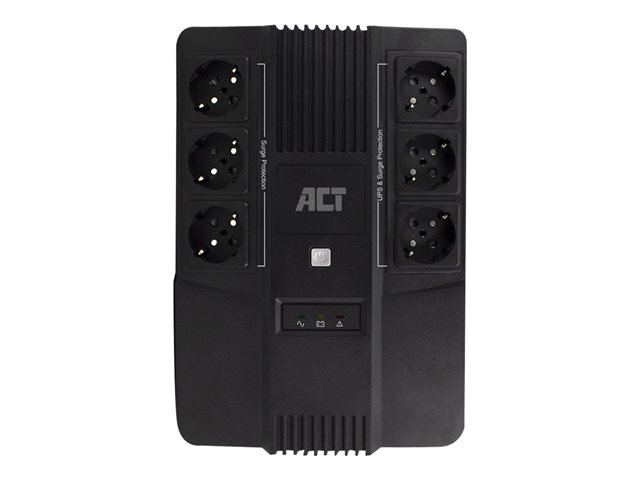 UPS (wandmontage) - 240 Volt wisselstroom V - 600 VA - uitgangen: 6