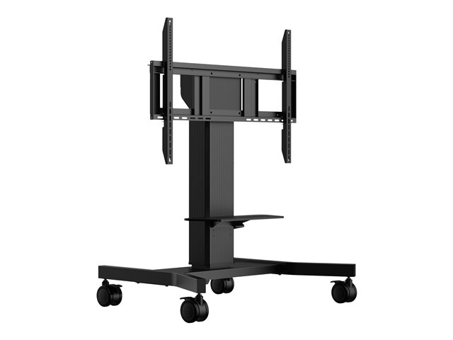 Iiyama MD CAR1021-B1 - Cart - motorised - for touch screen - black - screen size: up to 86\" - mounting interface: up to 800 x 600 mm - floor-standing