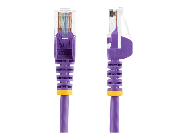 StarTech.com 10m Purple Cat5e / Cat 5 Snagless Ethernet Patch Cable 10 m - Patch cable - RJ-45 (M) to RJ-45 (M) - 10 m - UTP - CAT 5e - snagless - purple