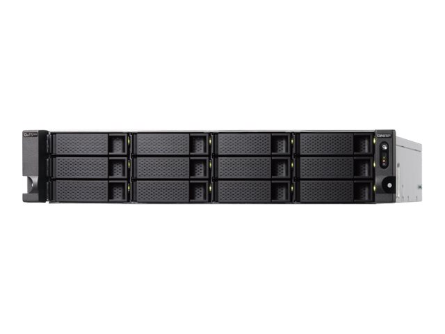 QNAP TS-h1886XU-RP R2 - NAS server - 18 bays - rack-mountable - SATA 6Gb/s - RAID RAID 0, 1, 5, 6, 10, 50, JBOD, 60, RAID TP - RAM 32 GB - 2.5 Gigabit Ethernet / 10 Gigabit Ethernet - iSCSI support - 2U