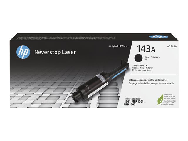 HP 143A Reload Kit - Black - toner refill - for Neverstop 1001, 1202, Neverstop Laser 1000, MFP 1200, MFP 1201, MFP 1202