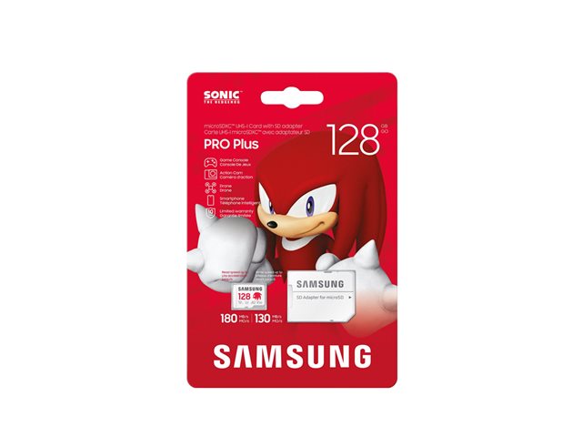 mSD Sonic the Hedgehog PRO PLUS 128GB