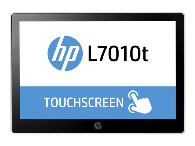 HP L7010t Retail Touch Monitor - LED monitor - 10.1\" - touchscreen - 1280 x 800 @ 60 Hz - ADS-IPS - 220 cd/m² - 800:1 - 30 ms - DisplayPort - HP black, asteroid