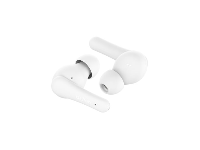 Belkin SoundForm Rhythm - True wireless earphones with mic - in-ear - Bluetooth - white