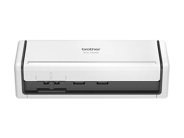 Brother ADS-1800W - Document scanner - Dual CIS - Duplex - A4 - 600 dpi x 600 dpi - up to 30 ppm (mono) / up to 30 ppm (colour) - ADF (20 sheets) - Wi-Fi(n), USB 2.0 (Host), USB-C 3.2 Gen 1