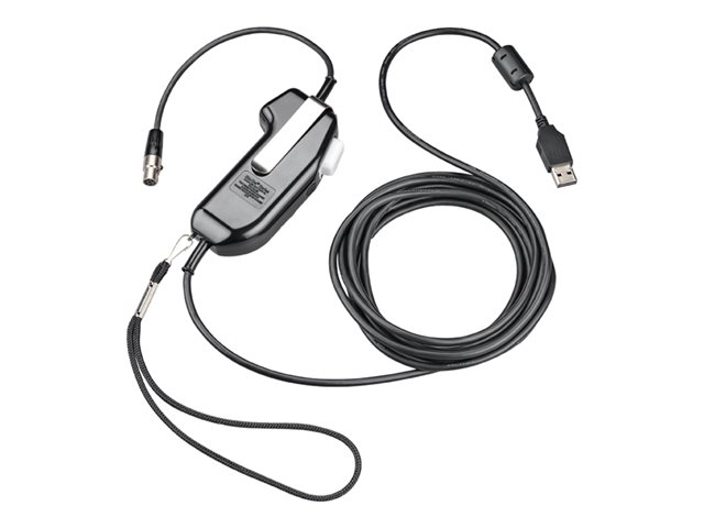 Poly SHS 2371-12 USB-PTT Stereo Serialized TAA No - Replaces Poly SKU 92371-12