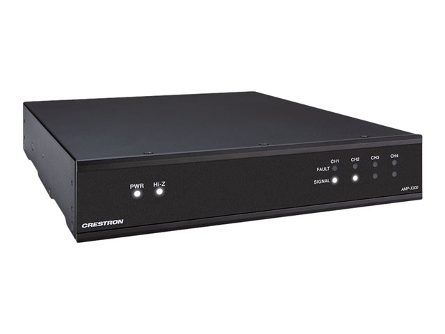 Crestron X-Series AMP-X300 - Amplifier - 4 x 75 Watt - black