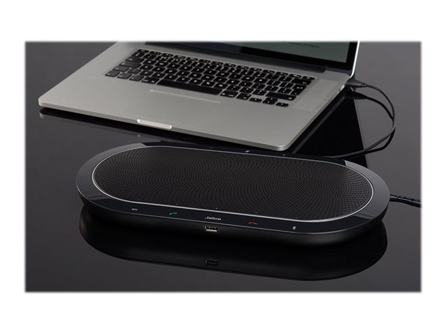 SPEAK 810 MS Bluetooth and USB speakerphone to call and multitask on your terms# at the office. at home. or on the go.Certified by Microsoft
