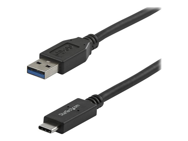 StarTech.com 3 ft 1m USB to USB C Cable - USB 3.1 10Gpbs - USB-IF Certified (USB31AC1M) - USB cable - 24 pin USB-C (M) to USB Type A (M) - USB 3.1 - 1 m - black - for P/N: DKM30CHDPD, DKM30CHDPDUE, HB31C2A2CME, HB31C3A1CME, PEXUSB312A1C1H, PEXUSB312A2C2V