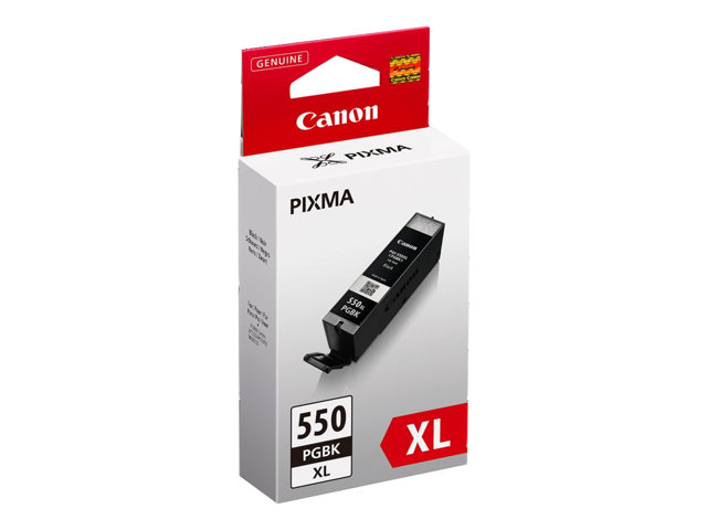 Canon PGI-550PGBK XL - 22 ml - High Yield - black - original - ink tank - for PIXMA iP8750, iX6850, MG5550, MG5650, MG5655, MG6450, MG6650, MG7150, MG7550, MX725, MX925