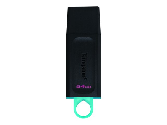 Kingston DataTraveler Exodia - USB flash drive - 64 GB - USB 3.2 Gen 1 - black with teal