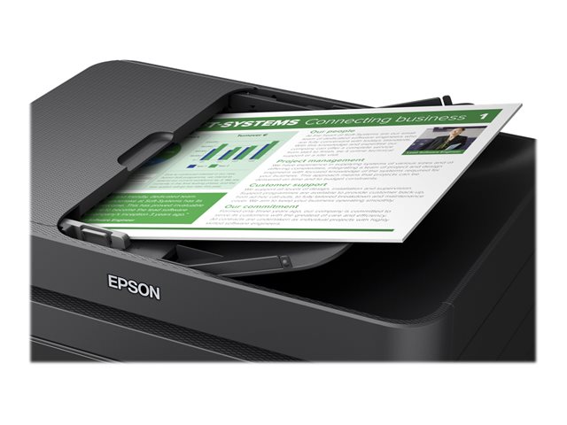 Epson WorkForce WF-2845DWF - Multifunction printer - colour - ink-jet - A4/Legal (media) - up to 10 ppm (printing) - 100 sheets - 33.6 Kbps - USB 2.0, Wi-Fi(n)