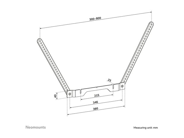 Neomounts TV mount for Sonos Ray