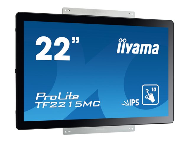 iiyama ProLite TF2215MC-B2 - LED monitor - 22\" (21.5\" viewable) - open frame - touchscreen - 1920 x 1080 Full HD (1080p) @ 60 Hz - IPS - 350 cd/m² - 1000:1 - 14 ms - HDMI, VGA, DisplayPort - black